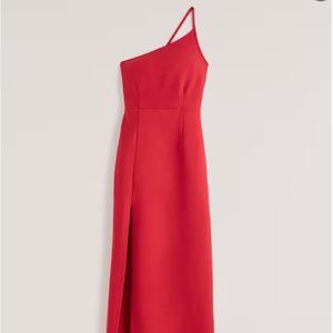 Abercrombie Asymmetrical One-Shoulder Maxi Dress